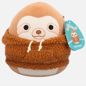 Sherman The Sloth With A Sherpa Hoodie